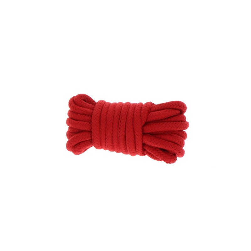 Wiązania-BONDAGE ROPE 5 METER RED